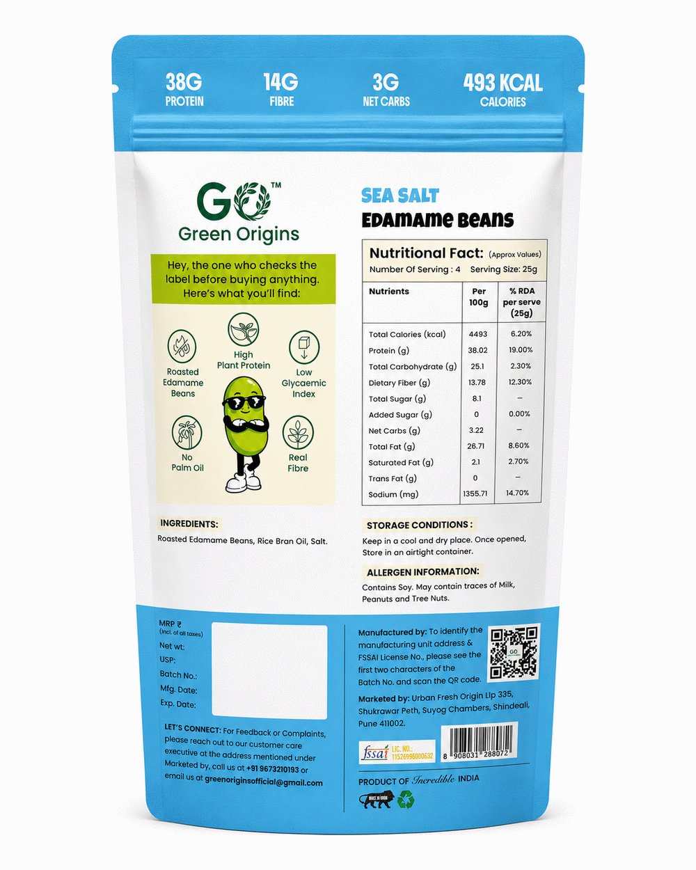 Sea Salt Roasted Edamame